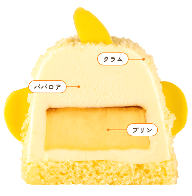 ぴよりんの断面図