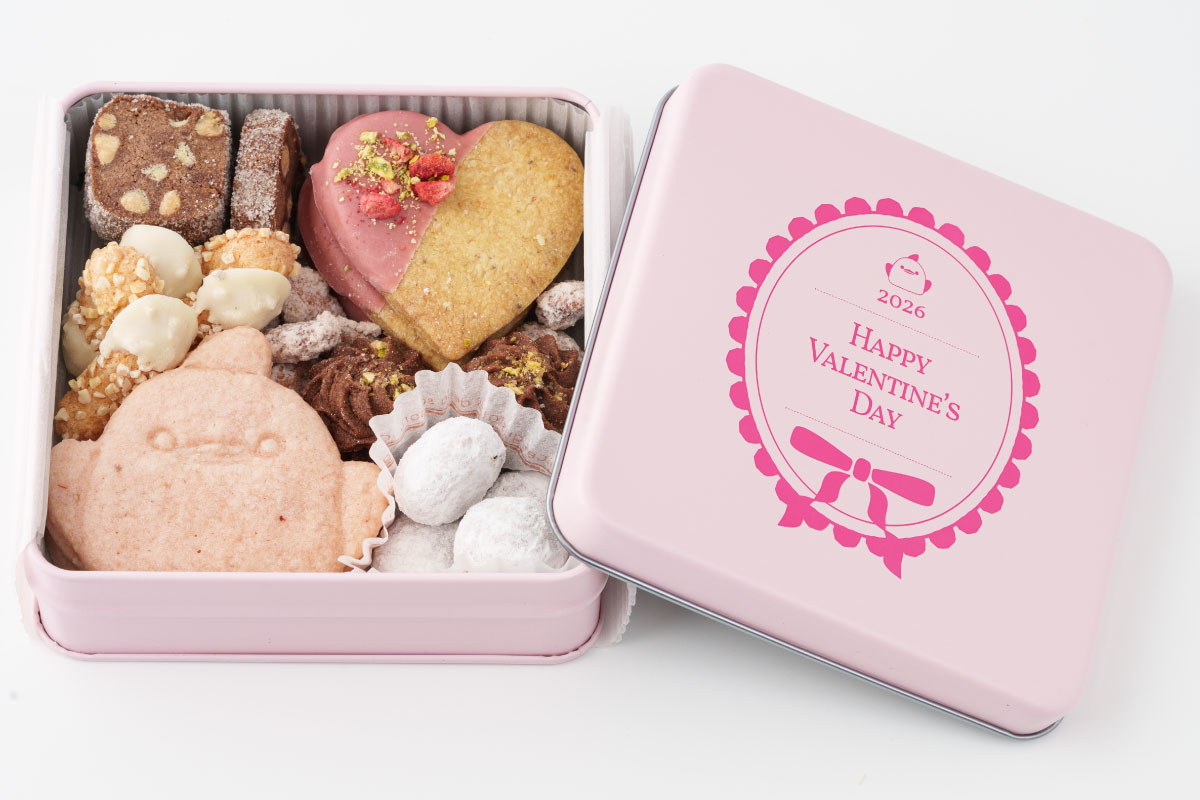 「ぴよりんアトリエ」手作りの人気クッキー缶に「バレンタイン限定版」が登場！名古屋駅でも購入可能！